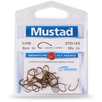 Carlige forjate musca Mustad C49S, 25buc (Marime Carlige: Nr. 10) - 2