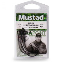 Carlige offset Mustad Ultrapoint BLN Grip Pin, 5buc (Marime Carlige: Nr. 2/0) - 3