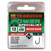 Carlige Trabucco Power Specialist Microbarb, 15 buc (Marime Carlige: Nr. 12) - 1