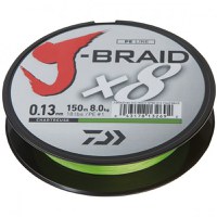 Fir Daiwa J-Braid X8 Chartreuse 150m (Diametru fir: 0.16 mm) - 2