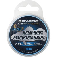 Fir Savage Gear Semi-Soft Fluorocarbon Seabass, 30m (Diametru fir: 0.29 mm) - 1