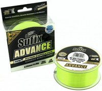 Fir Sufix Advance HMPE Hyper CoPolymer, Hi Vis Yellow, 300m (Diametru fir: 0.16 mm) - 1