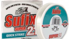 Fir Sufix Super 21 Low Stretch, transparent, 300m (Diametru fir: 0.16 mm)