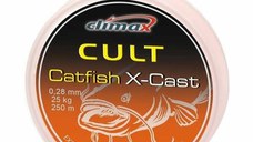 Fir textil Climax Cult Catfish X-Cast, portocaliu, 250m (Diametru fir: 0.39 mm)