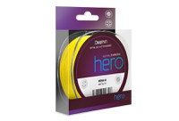 Fir Textil Delphin HERO 8, Galben Fluo, 1000m (Diametru fir: 0.16 mm) - 1