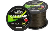 Fir textil EnergoTeam Wizard Cat Braid, maro-inchis, 200m (Diametru fir: 0.60 mm)