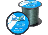 Fir textil Kamasaki Super Braid 1000m (Diametru fir: 0.20 mm) - 1