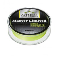 Fir textil Varivas Super Trout Area Master Limited PE, galben neon, 75m (Rezistenta: 7 lbs) - 1