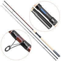 Lanseta Baracuda Tele Match Sicario, 3.3m, 15-40g, 3 tronsoane - 2