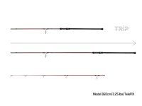 Lanseta Telescopica Delphin ETNA E3 Trip, 3.60m, 3.25lbs, 2 tronsoane - 3