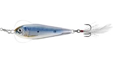 Lingurita Livetarget Flutter Sardine , Sinking, culoare Silver-Blue, 5.5cm, 11g