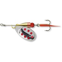 Lingurita rotativa Cormoran Bullet, Silver Red Dots, nr. 3, 7g - 1