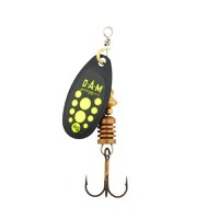 Lingurita Rotativa Dam Effzett Standard, Nr.3, 6g, Black Yellow - 1