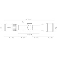 Luneta Endurance WA 2,5-10×50 LR. DOT/IR/30MM Hawke - 2