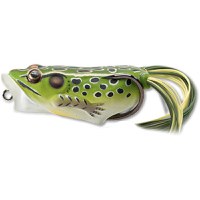 Naluca Livetarget Hollow Frog Popper, culoare Green-Yellow, 5.5cm, 11g - 1