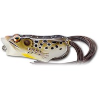 Naluca Livetarget Hollow Frog Popper, culoare Tan-Brown, 5.5cm, 11g - 1