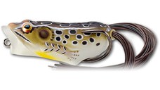 Naluca Livetarget Hollow Frog Popper, culoare Tan-Brown, 6.5cm, 14g