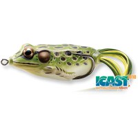 Naluca Livetarget Hollow Frog Walking Bait, culoare Green-Yellow, 4.5cm, 7g - 2