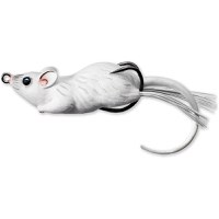 Naluca Livetarget Hollow Mouse, culoare White-White, 7cm, 14g - 1