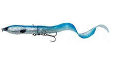 Naluca Savage Gear Hard EEL, culoare Blue Silver, 17cm, 50g, 2+1buc/plic