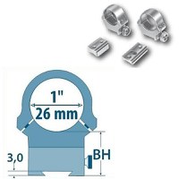 Prindere fixa D= 26mm/ H= 18,5mm Argo - 1