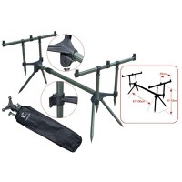 Rod Pod 3 lansete Baracuda RP#1 - 1