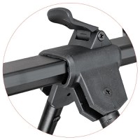 Rod Pod aluminiu Baracuda RP9, 4 posturi - 2