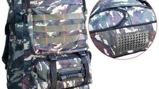 Rucsac pescar camuflaj capacitate 50/60 litri Baracuda