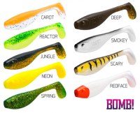 Shad Delphin BOMB Fatty, Carot, 10cm, 5 buc - 2