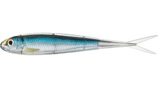 Shad Livetarget Minnow Soft Jerkbait, culoare Silver-Blue, 10cm, 4buc