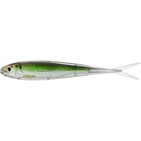 Shad Livetarget Minnow Soft Jerkbait, culoare Silver-Green, 10cm, 4buc - 1