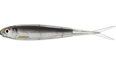 Shad Livetarget Minnow Soft Jerkbait, culoare Silver-Smoke, 10cm, 4buc