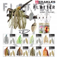 Spinnerbait Herakles Flatter, Chartreuse/White, 21g - 1