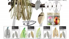 Spinnerbait Herakles Flatter, Chartreuse/White, 21g