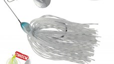 Spinnerbait Herakles Flatter Compact Tandem, Chartreuse/White, 7g