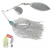 Spinnerbait Herakles Flatter Compact Tandem, Chartreuse/White, 7g - 1