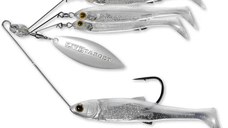 Spinnerbait Live Target BaitBall Spinner Rig Large, Pearl White/Silver, 14g