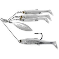 Spinnerbait Live Target BaitBall Spinner Rig Large, Pearl White/Silver, 14g - 1