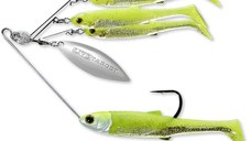 Spinnerbait Live Target BaitBall Spinner Rig Medium, Chart/Silver, 14g