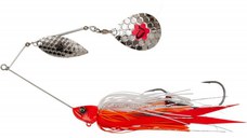 Spinnerbait Savage Gear Da Bush, Red Head Silver, 32g