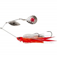 Spinnerbait Savage Gear Da Bush, Red Head Silver, 32g - 1