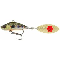 Spinnertail Savage Gear 3D Sticklebait Tail Spin, Sinking, 8cm, 18g, Brown Trout Smolt - 1