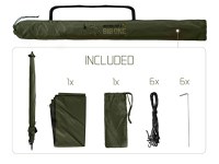 Umbrela cu perete lateral Delphin BigOne Carp, 250cm - 8