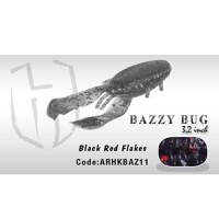 Vobler Bazzy Bug 3.2" 8cm Black Red Flakes Herakles - 1