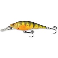 Vobler Live Target Yellow Perch Jointed M, Florescent/Matte, 7.3cm, 11g - 1