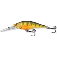 Vobler Livetarget Yellow Perch Jerkbait, culoare Florescent-Matte, 9.8cm, 19g - 1