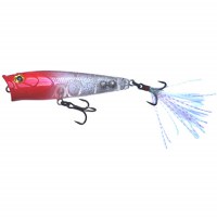 Vobler Mustad Burpy Popper, Red Head, 6.5cm, 6.3g - 1