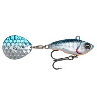 Vobler Savage Gear Fat Tail NL, culoare Blue Silver, 6.5cm, 12.5g - 1