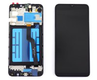 Display Samsung Galaxy A10 A105 OEM cu Rama Black Negru - 1