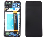 Display Samsung Galaxy A13 A137 OEM cu Rama Black Negru - 1